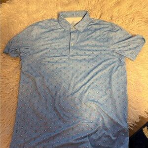 Vineyard Vines Blue Polo Shirt Classic Design